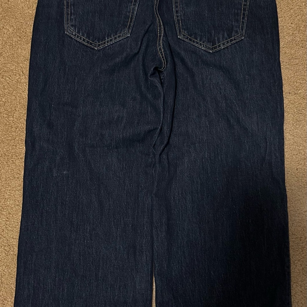 Hollister Dark Wash Low Rise Baggy Jeans 4S - Picture 3 of 6